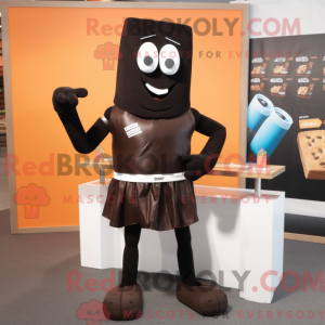 Mascot character of a Black...