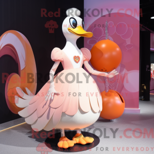 Mascot character of a Peach...