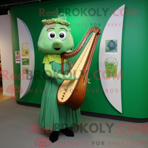 Mascot character of a Green...