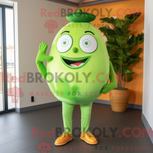 Postava maskota Lime Green...