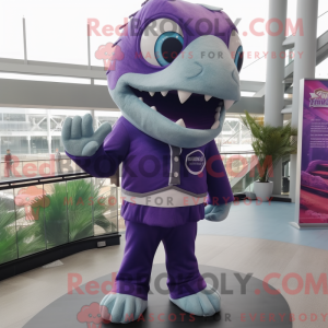 Postava maskota Purple...
