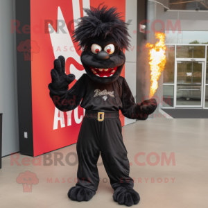 Black Fire Eater mascotte...