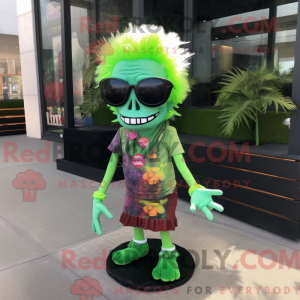 Mascot character of a Green...