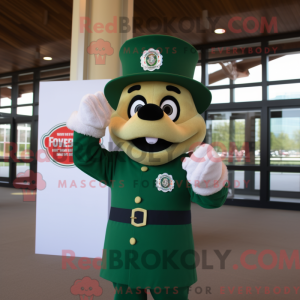 Mascot character of a Olive...