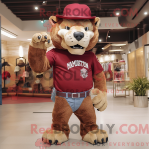 Maskot karakter af en...