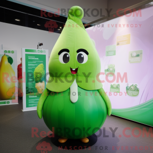 Mascot character of a Green...