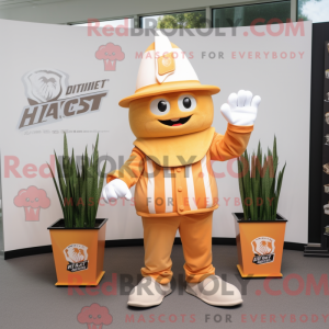 Mascot karakter van een...