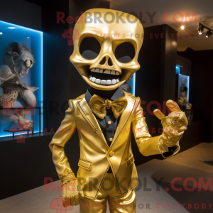 Maskotkarakter af en Gold...