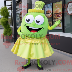 Mascot character of a Lime...