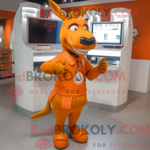 Mascottefiguur van een...