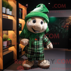 Mascot character of a Green...