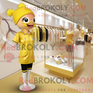 Mascot character of a Gold...