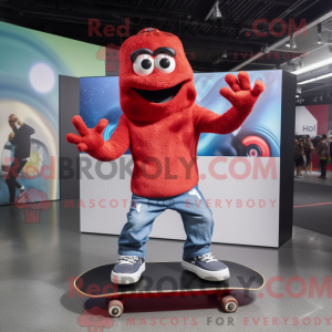 Mascot character of a Red...