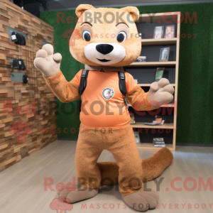 Maskot-karakter af en...