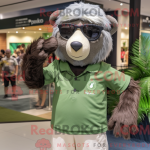 Mascot character of a Olive...