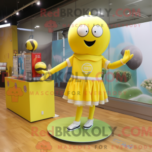Mascot character of a Lemon...