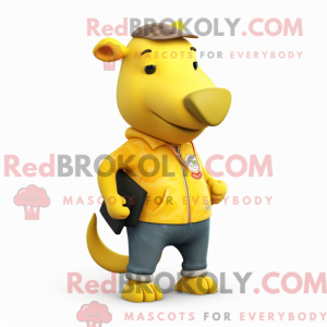 Mascot character of a...