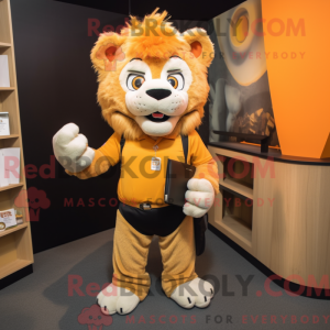 Mascottefiguur van een...