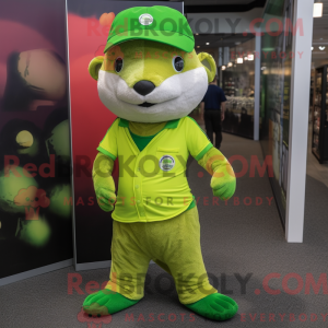 Mascot character of a Lime...