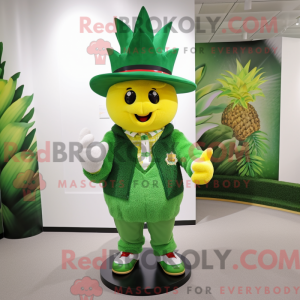 Mascot character of a Green...