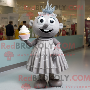 Mascot character of a Gray...