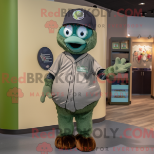 Mascot character of a Olive...
