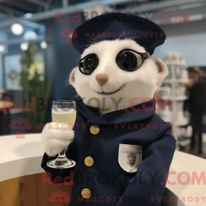 Mascot character of a Navy...