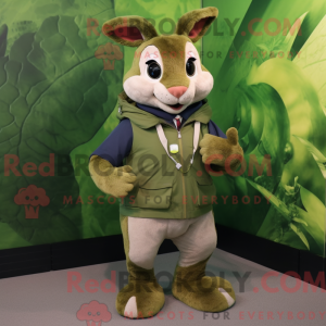 Mascot character of a Olive...