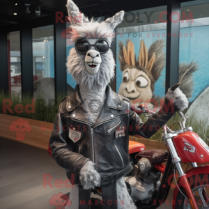 Maskottchen eines grauen...