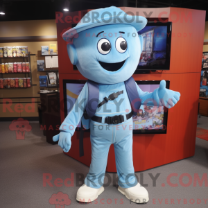Mascot character of a Sky...