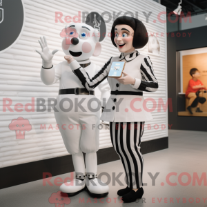 Mascot character of a White...