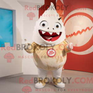 Mascot character of a Cream...