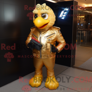 Mascot character of a Gold...