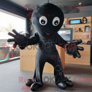 Mascot character of a Black...