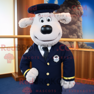 Mascot character of a Navy...
