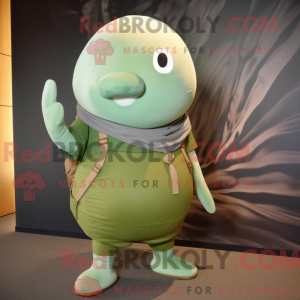 Mascot character of a Olive...