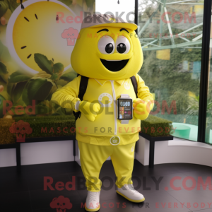 Mascot character of a Lemon...