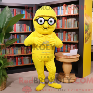 Mascot character of a Lemon...