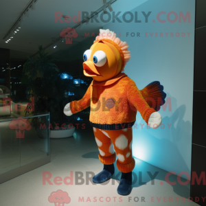 Mascottefiguur van een...