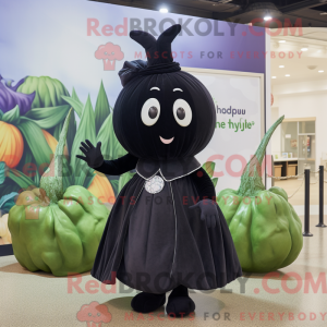 Mascot character of a Black...