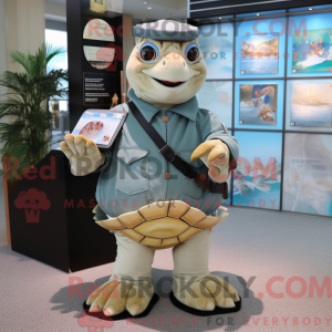Mascot character of a Navy...
