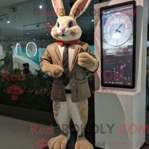 Mascottefiguur van een...