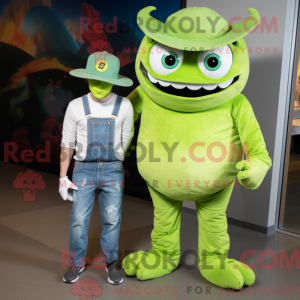 Mascot character of a Lime...