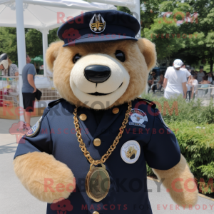 Mascot character of a Navy...