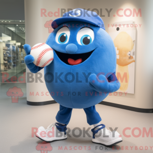 Mascot character of a Blue...