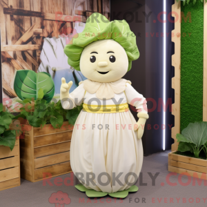 Mascot character of a Cream...