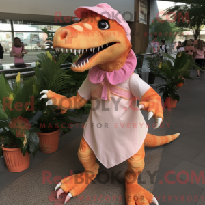 Mascot karakter van een...