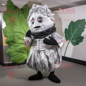 Silver Cabbage Leaf maskot...
