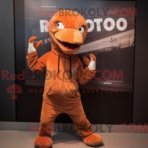 Mascot character of a Rust...