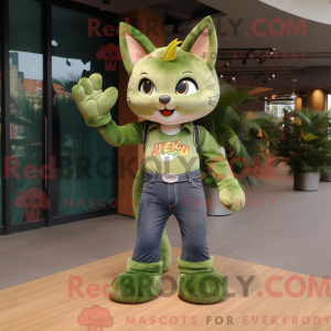 Maskot karakter af en...